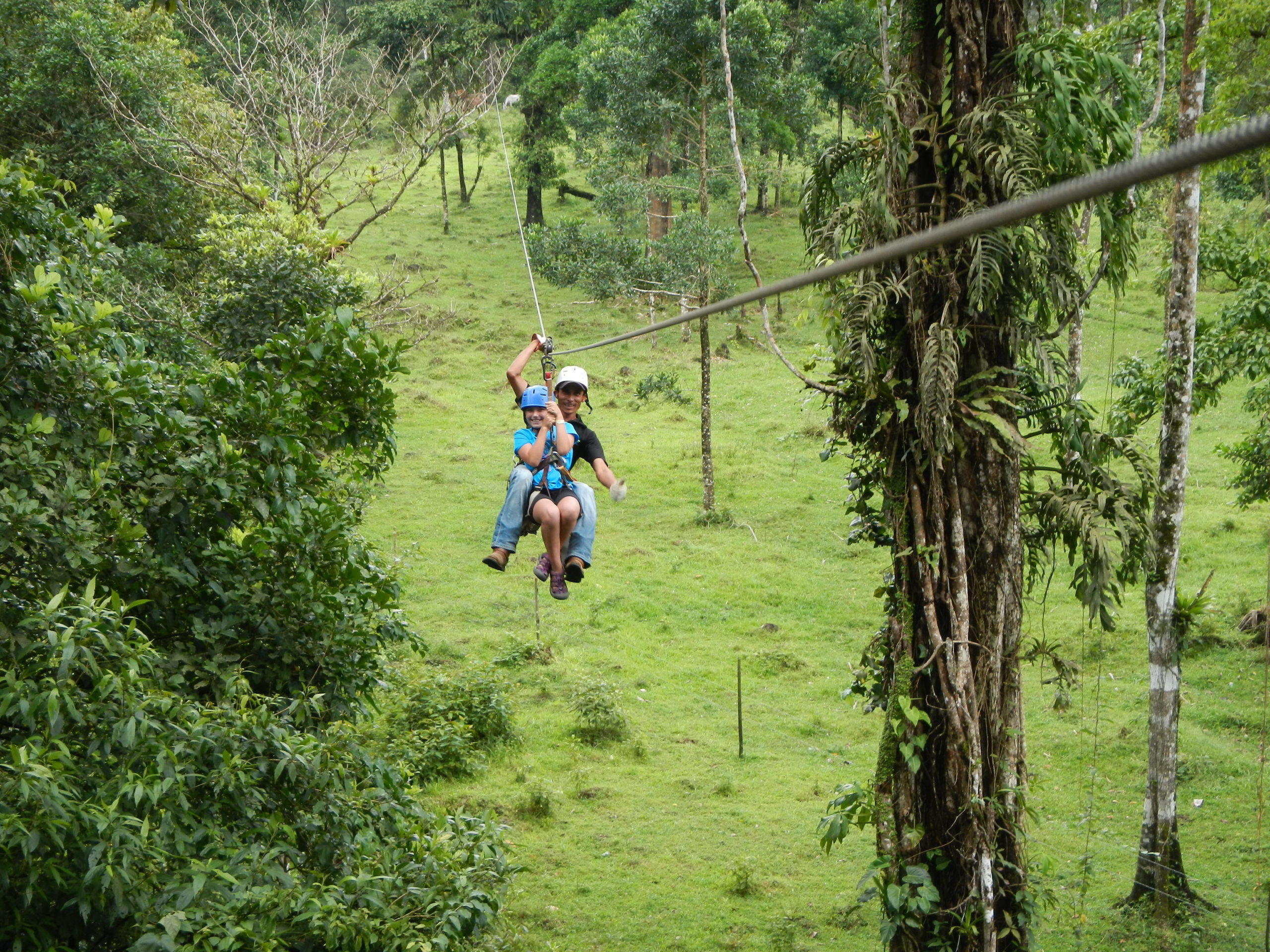 Ziplining in Costa Rica